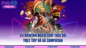 Ưu điểm khi người chơi theo dõi trực tiếp đá gà Campuchia